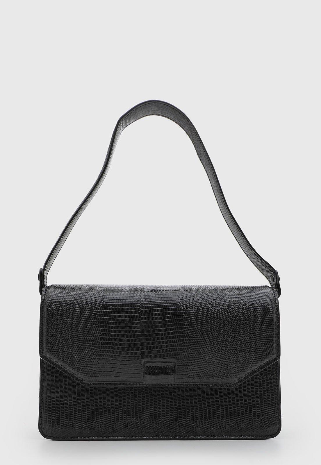 Bolsa Feminina Santa Lolla Lezard Preta
