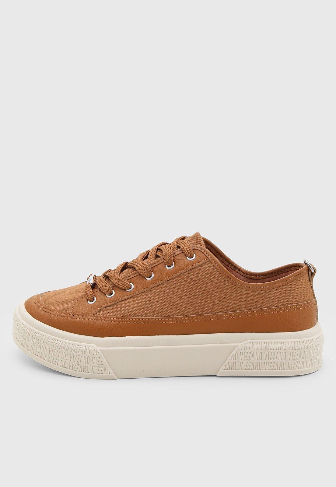 Tênis Feminino Vizzano Cano Baixo Caramelo