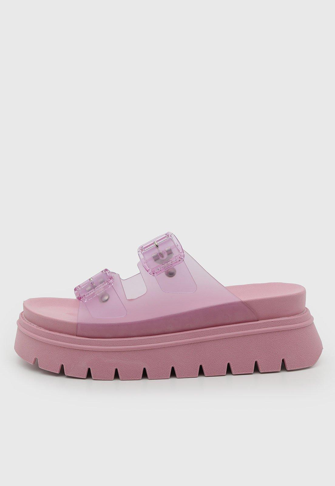 Sandália Feminina Colcci Plataforma Rosa