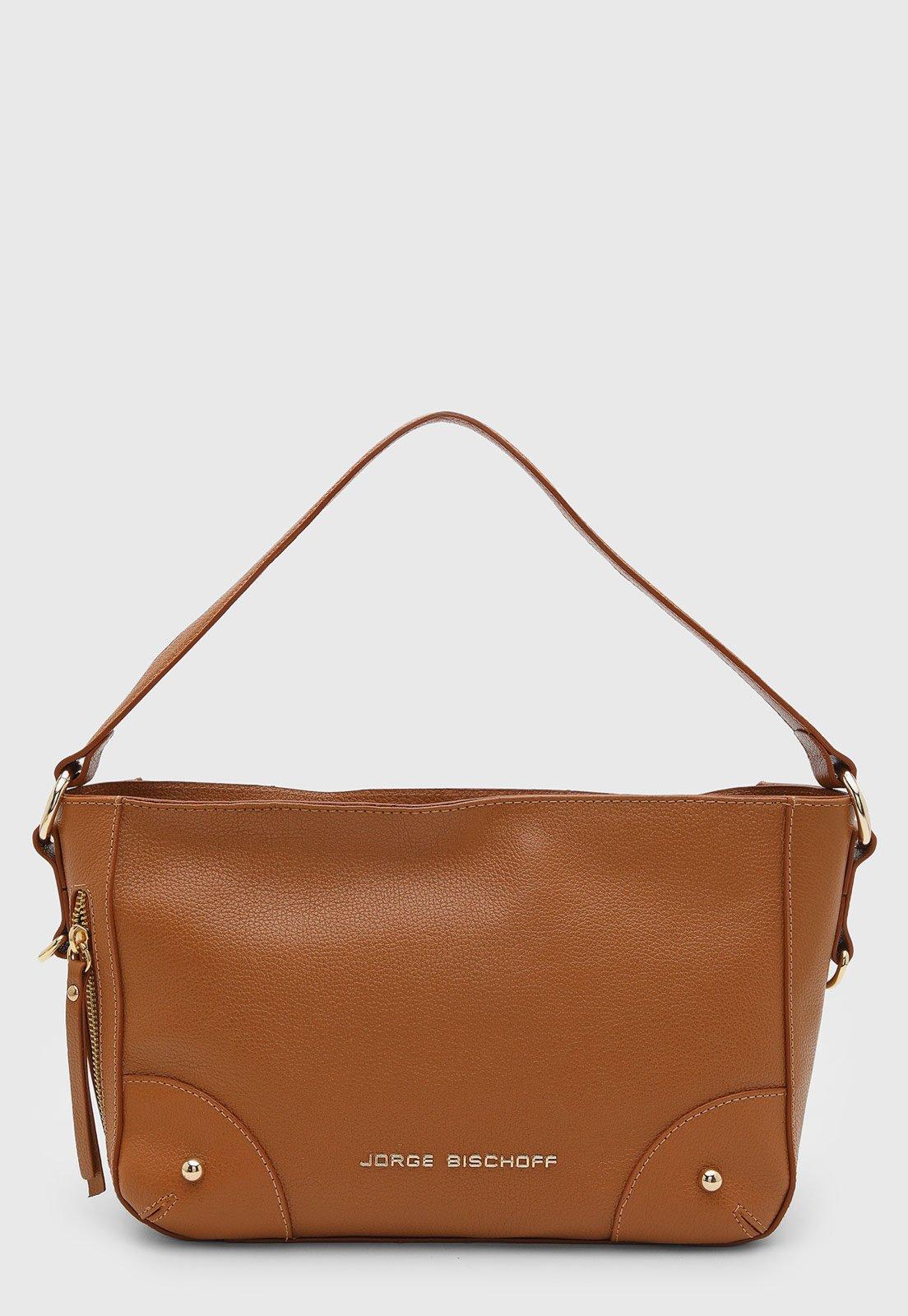 Bolsa Feminina Jorge Bischoff Grande Caramelo
