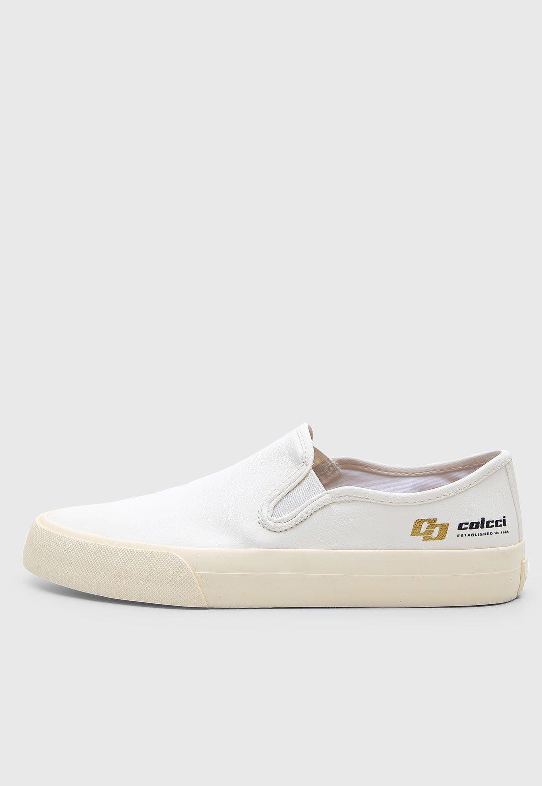 Tênis Masculino Colcci Slip On Branco