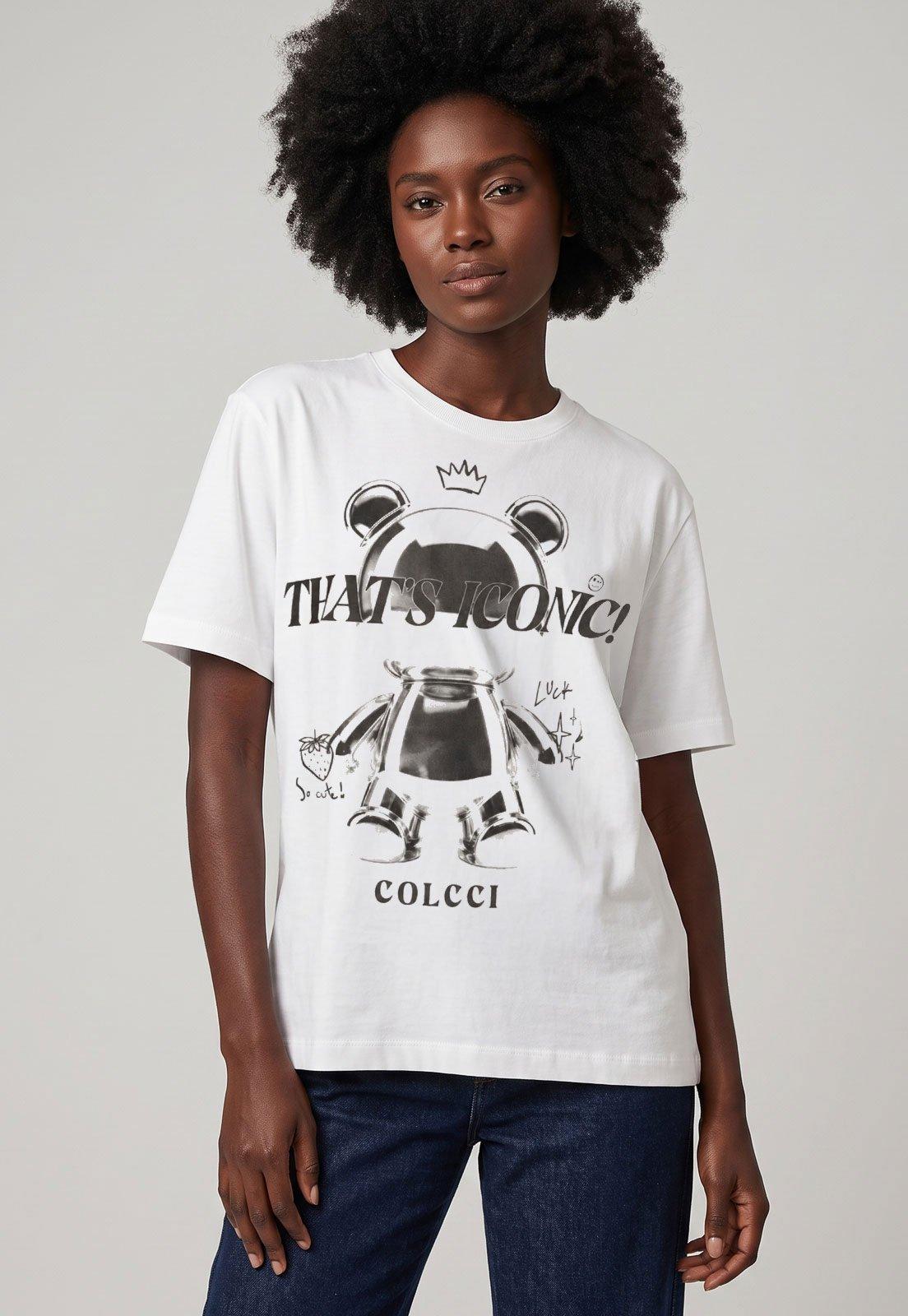 Camiseta Colcci Iconic Branca