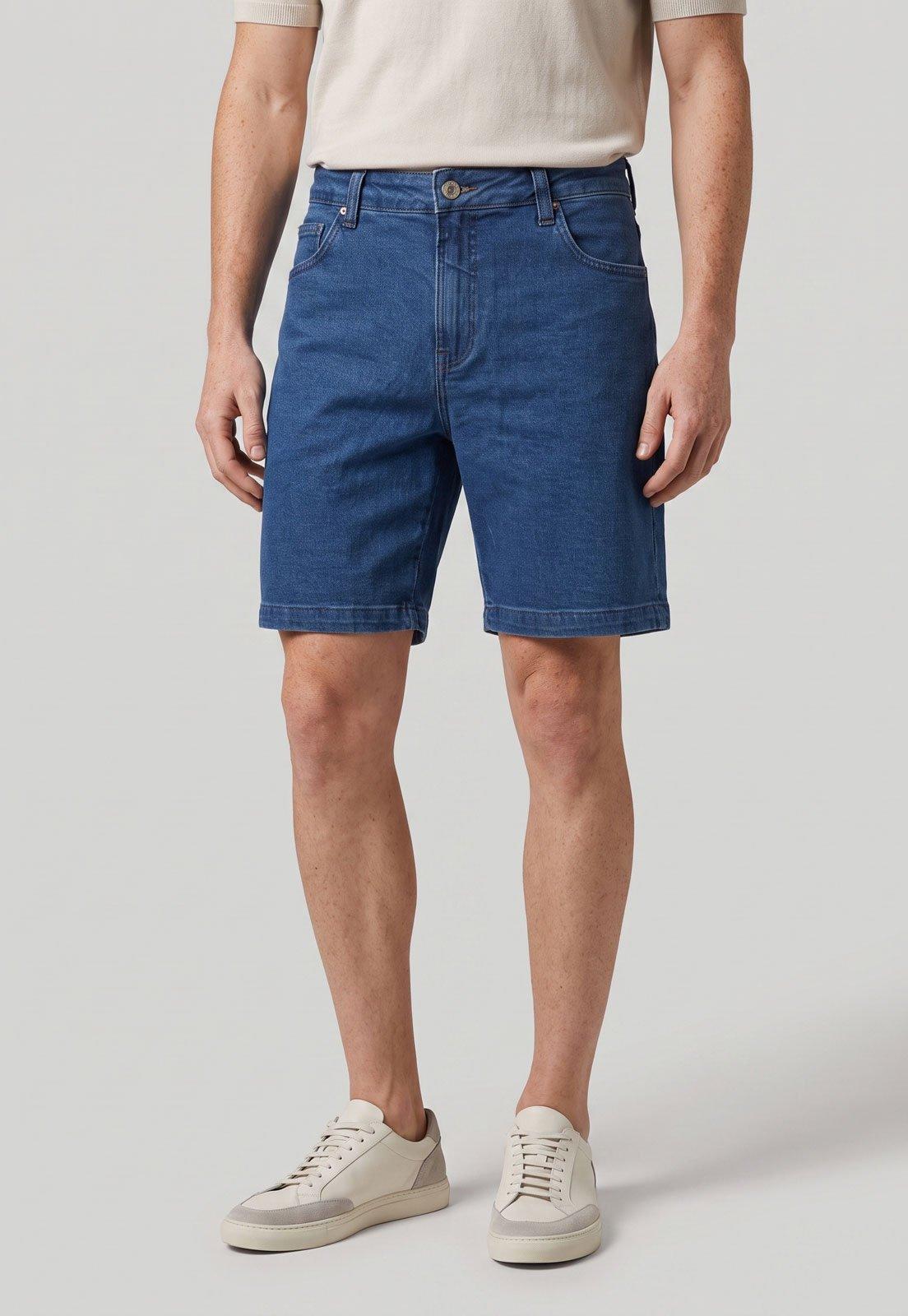 Bermuda Masculina Colcci Jeans Azul