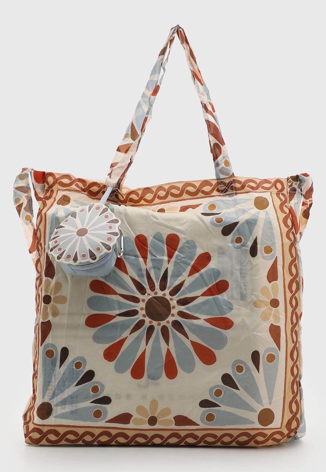 Bolsa FARM Me Leva Florejo Off-White