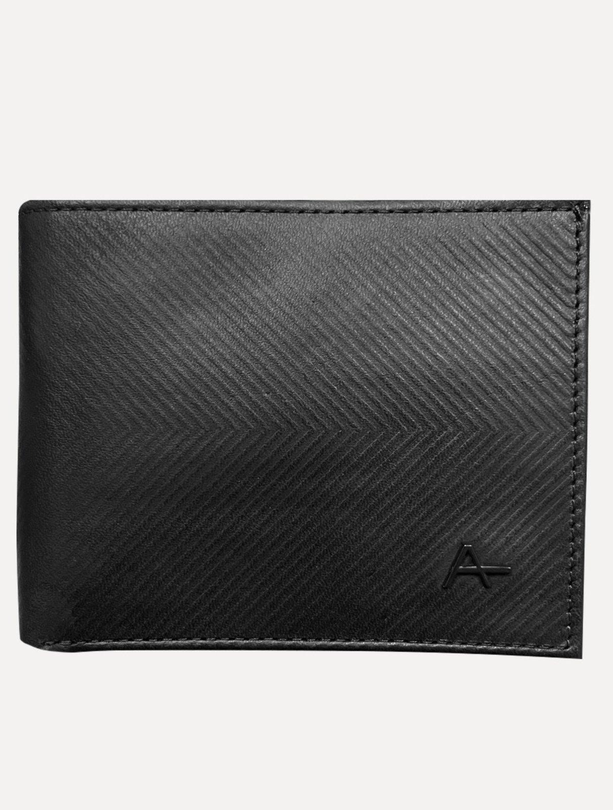 Carteira Aramis Masculina Chevron Preta