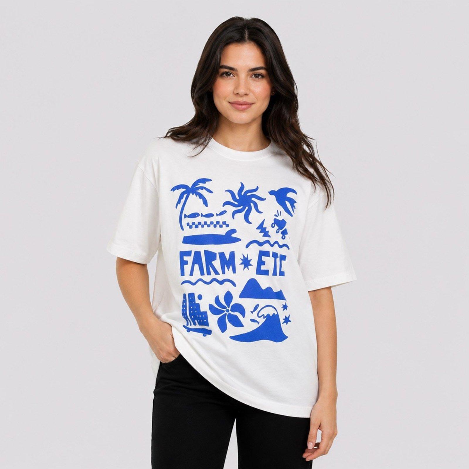 Camiseta Farm Ipanema ETC Eterno Feminina Branca