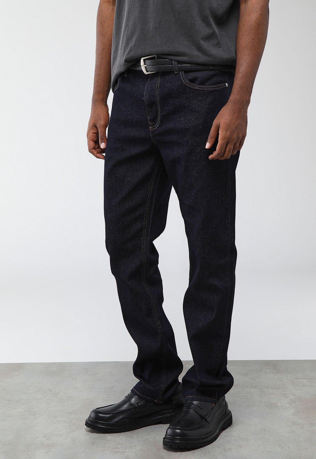 Calça Jeans Masculina Tommy Hilfiger NA NOS MERCER Rinse Azul Escuro