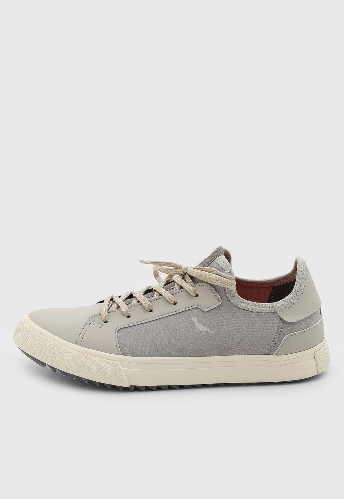 Tênis Masculino Reserva Casual Logo Cinza