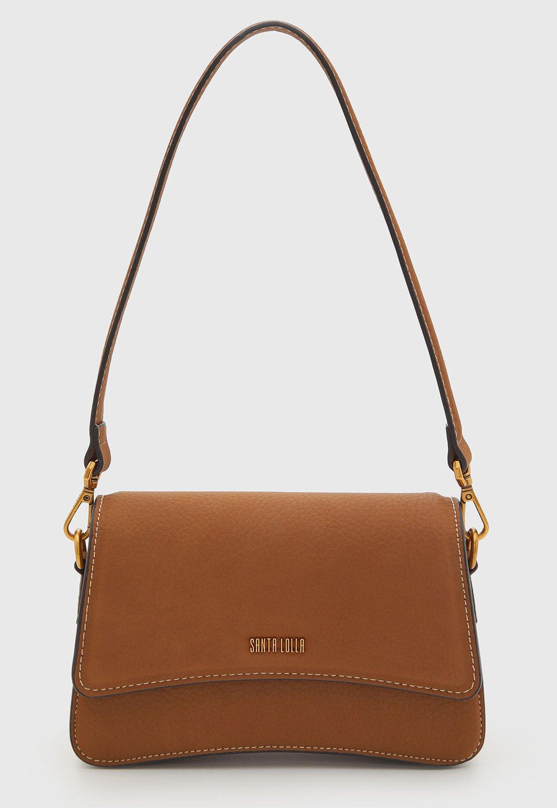 Bolsa Santa Lolla Retangular Caramelo