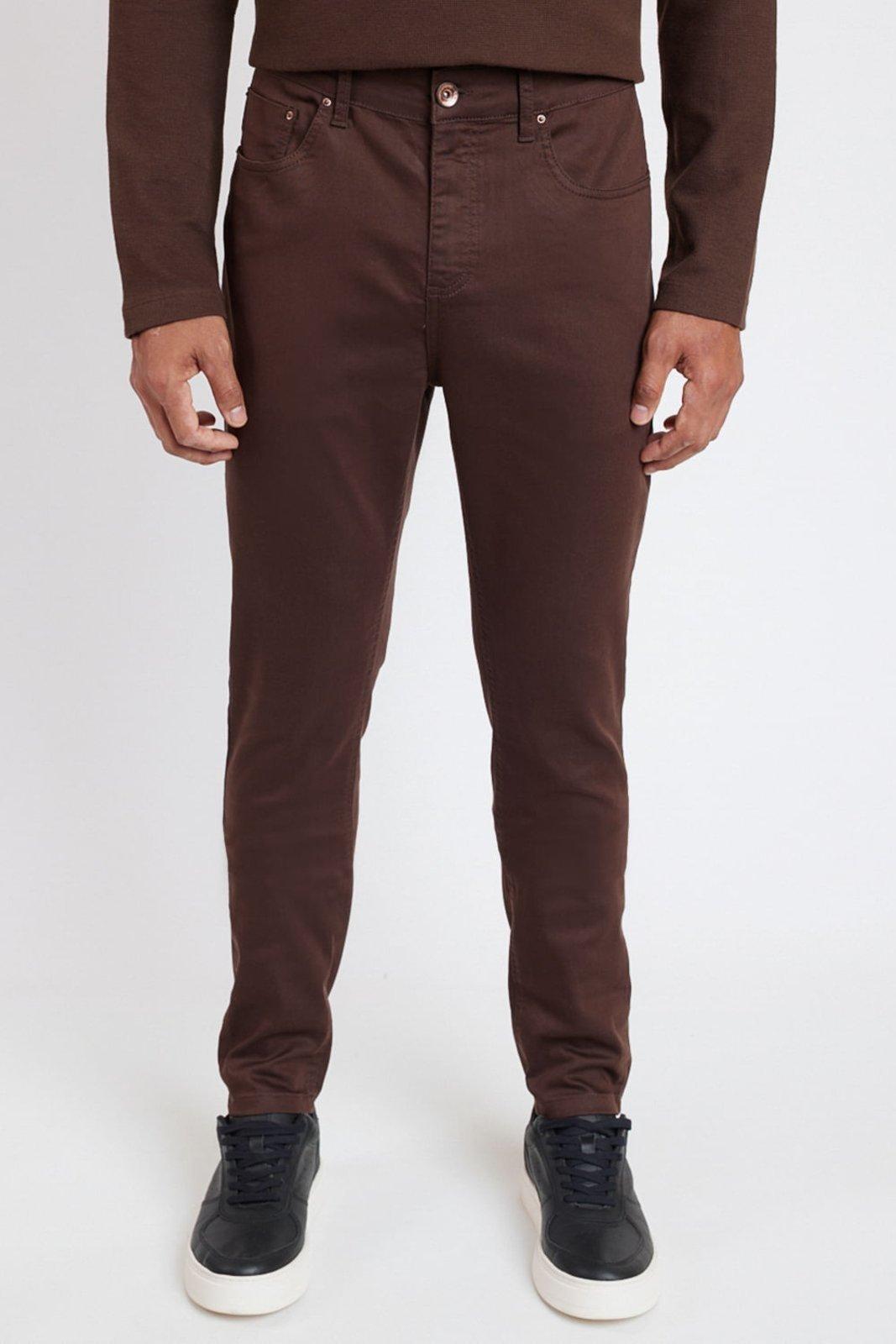 Calca Aramis Color Five Pockets Skinny Power Cafe - 38