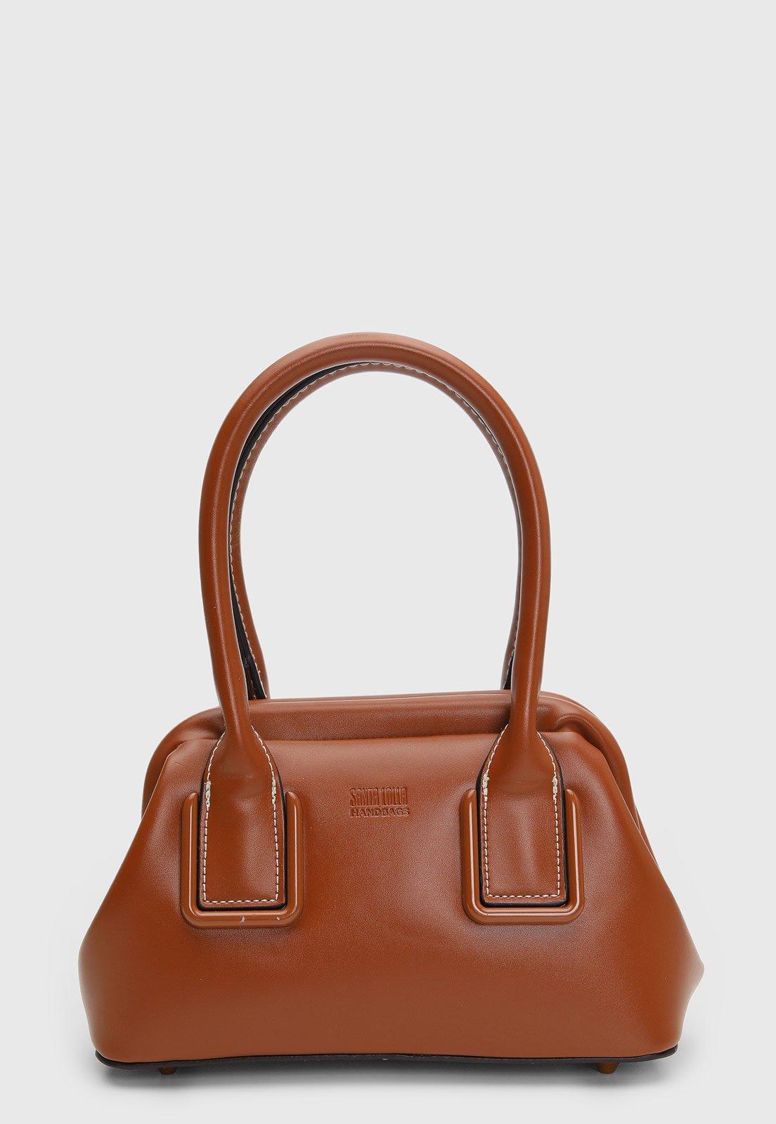 Bolsa Feminina Santa Lolla Estruturada Caramelo