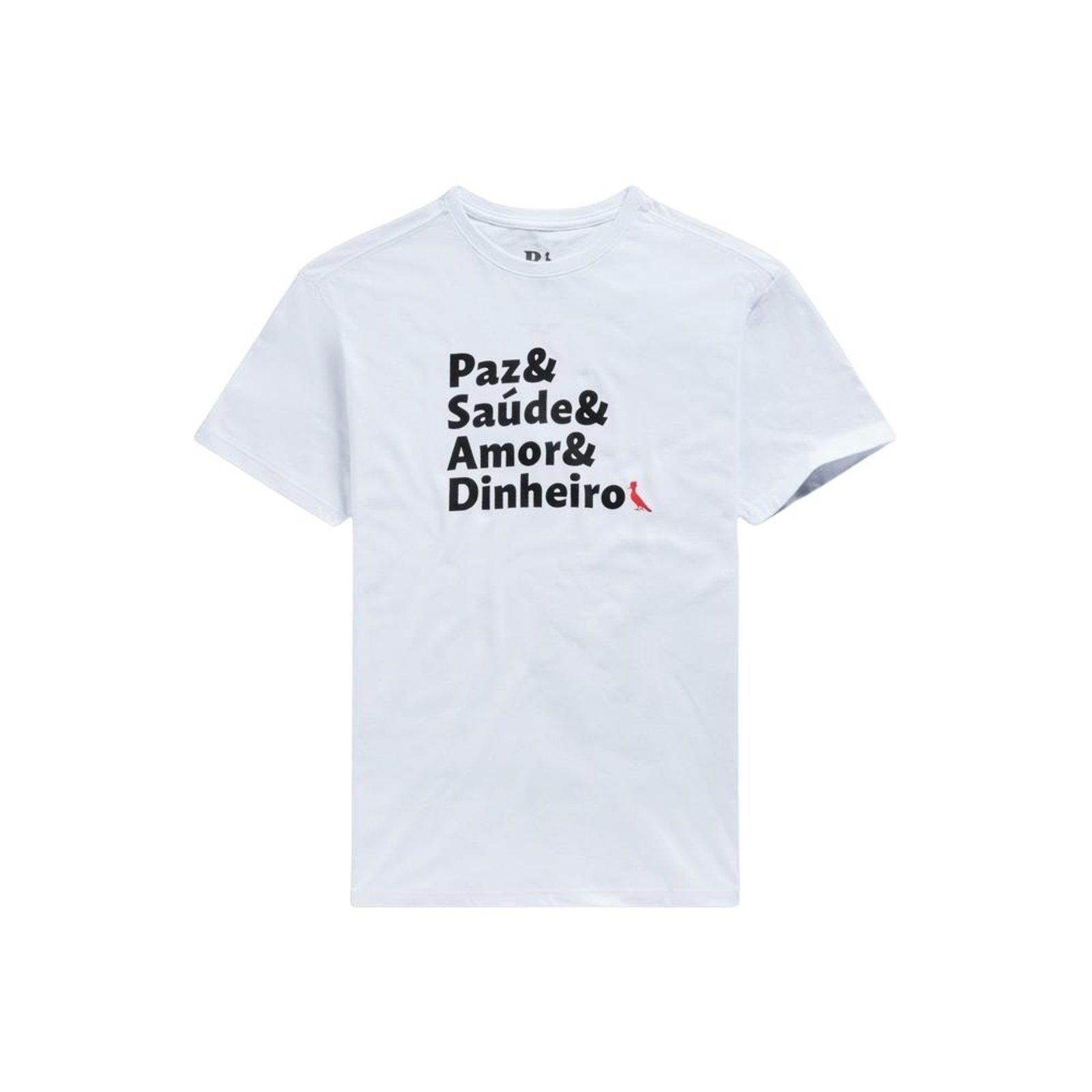 Camiseta Estampada Ano Novo Dinheiro Reserva Branco