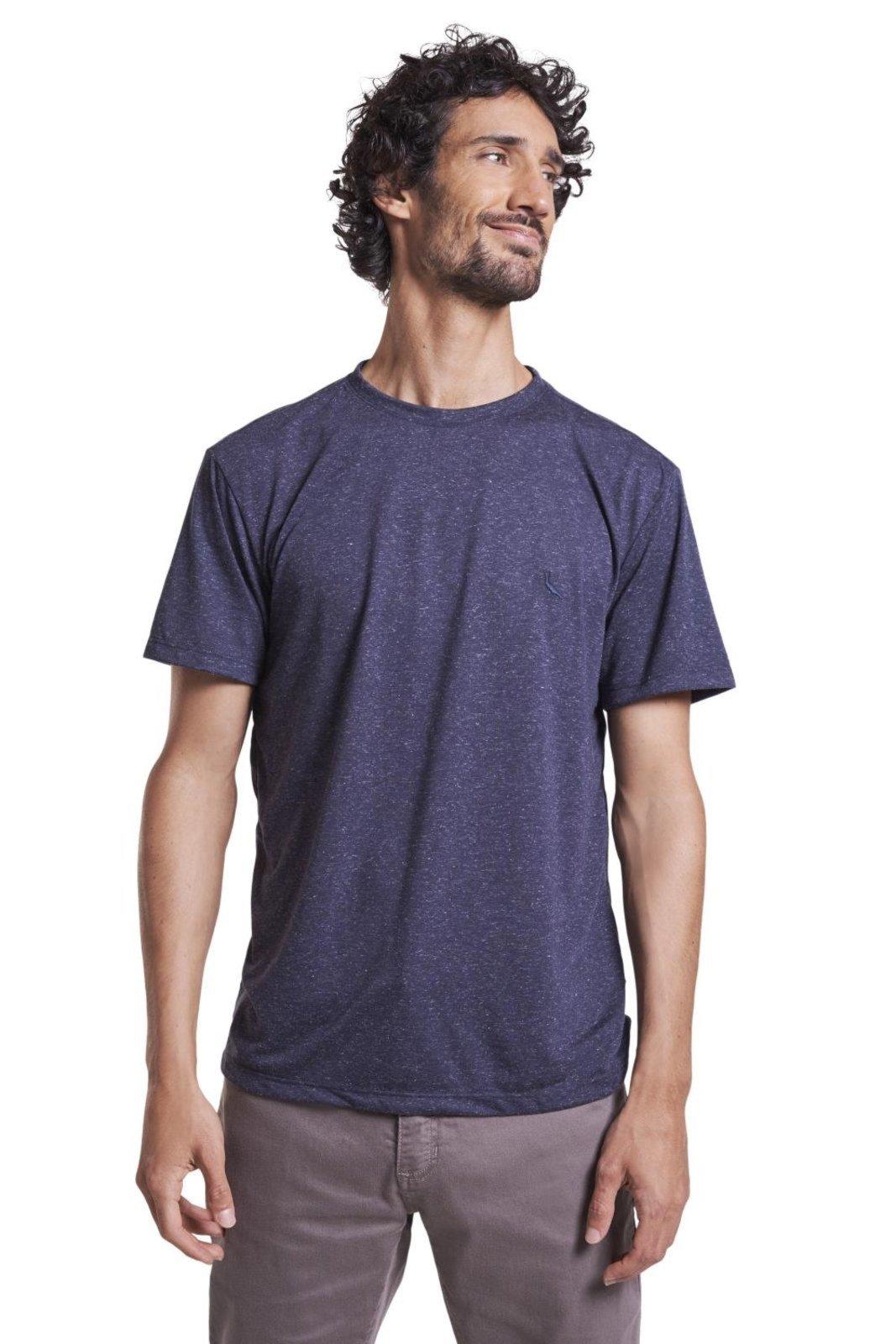 Camiseta New Linho Reserva Azul Marinho