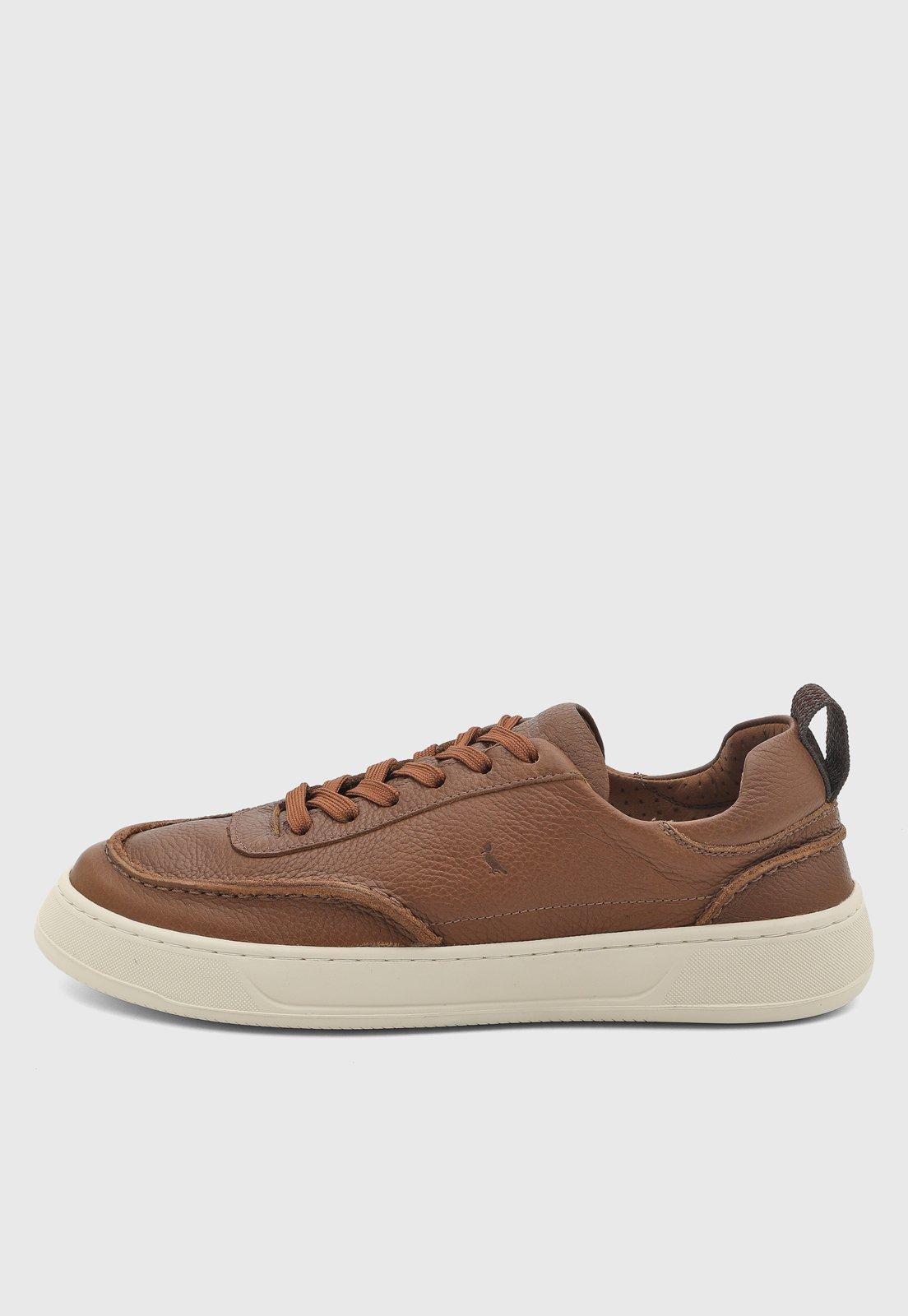 Tênis Masculino Reserva Couro Marrom