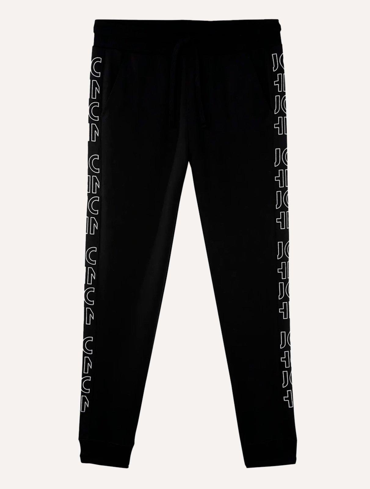 Calça John John Moletom Masculina Helsinki Black Preta