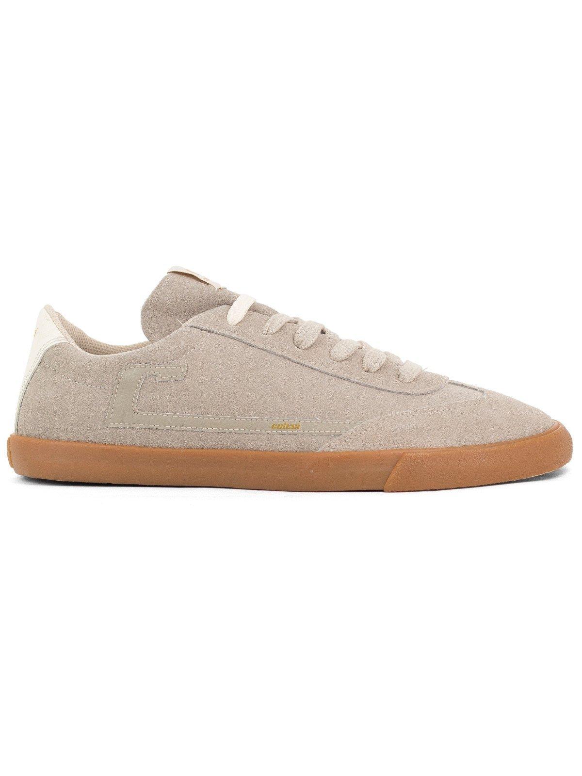 Tênis Masculino Colcci Casual Cool Suede Men Couro Cadarço Confortável Bege Sandle