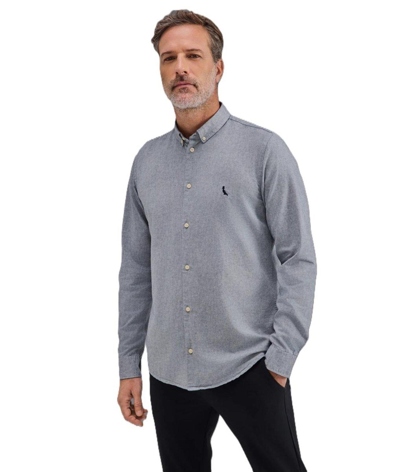 Camisa Manga Longa Pf Oxford Color Reserva
