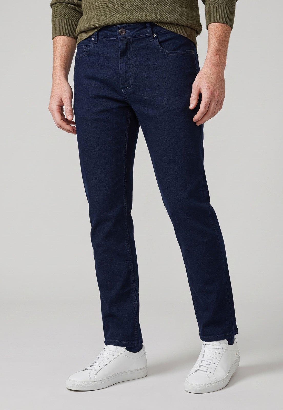 Calça Jeans Masculina Reserva Slim Yan Azul Escuro