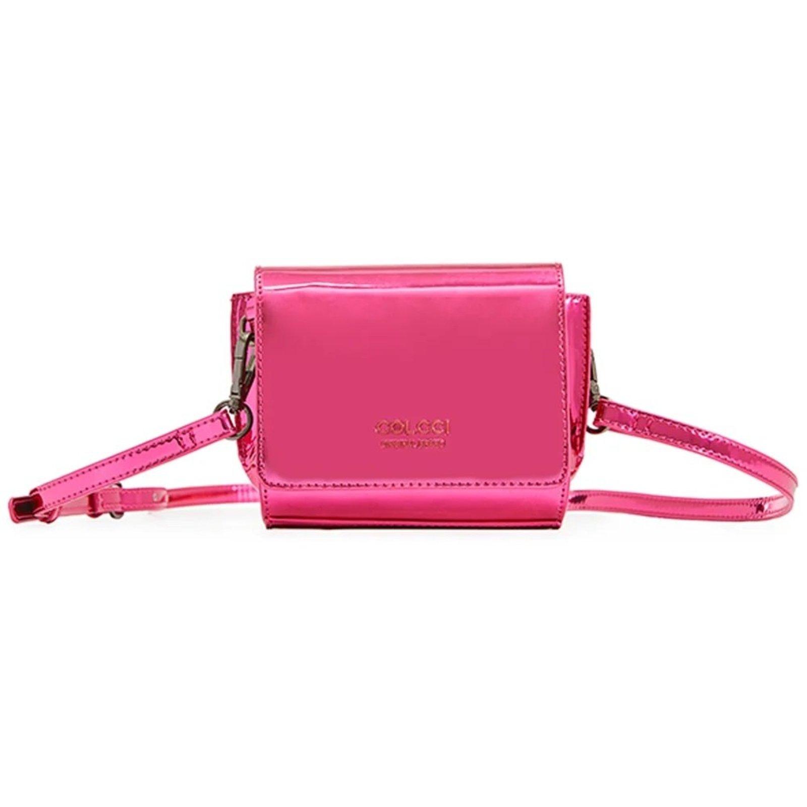 Bolsa Crossbody Colcci Mini Metal VE24 Rosa Feminino