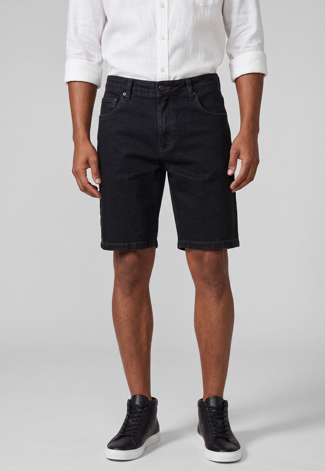 Bermuda Jeans Masculina Colcci Barra Reta Azul
