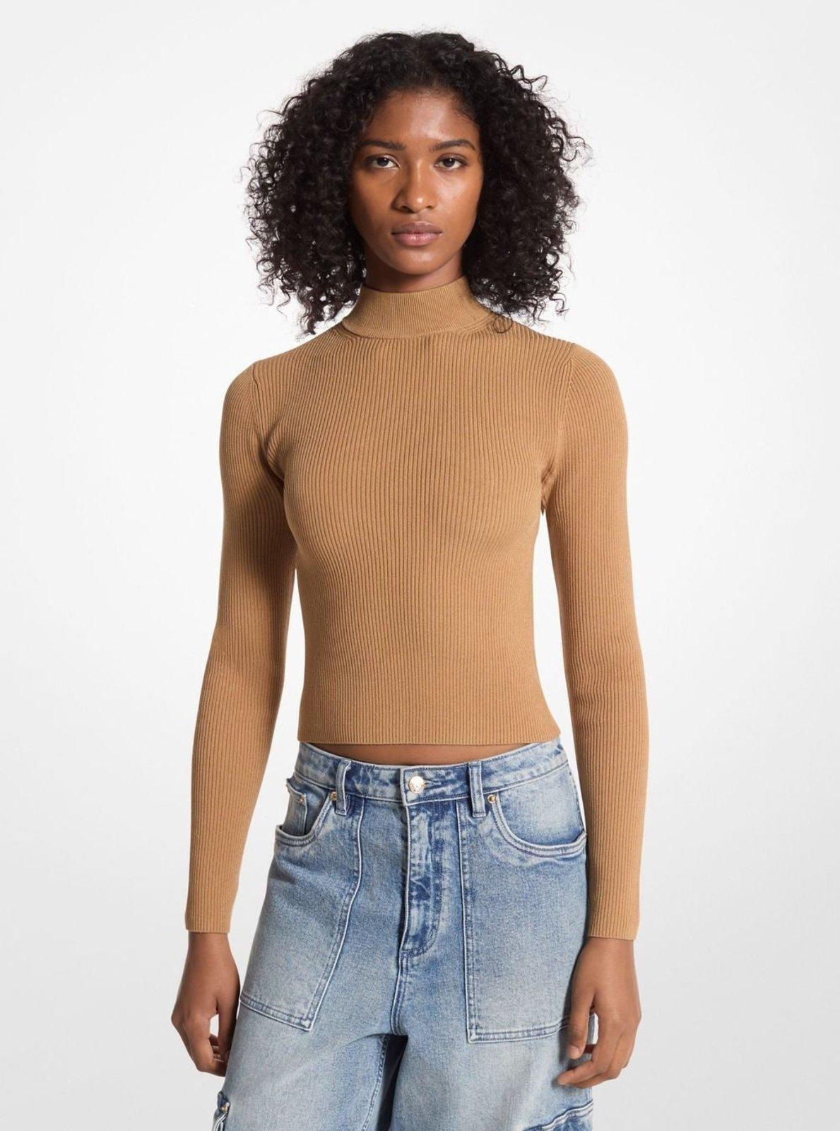 Suéter De Tricot Com Gola Alta Mf460z133d001