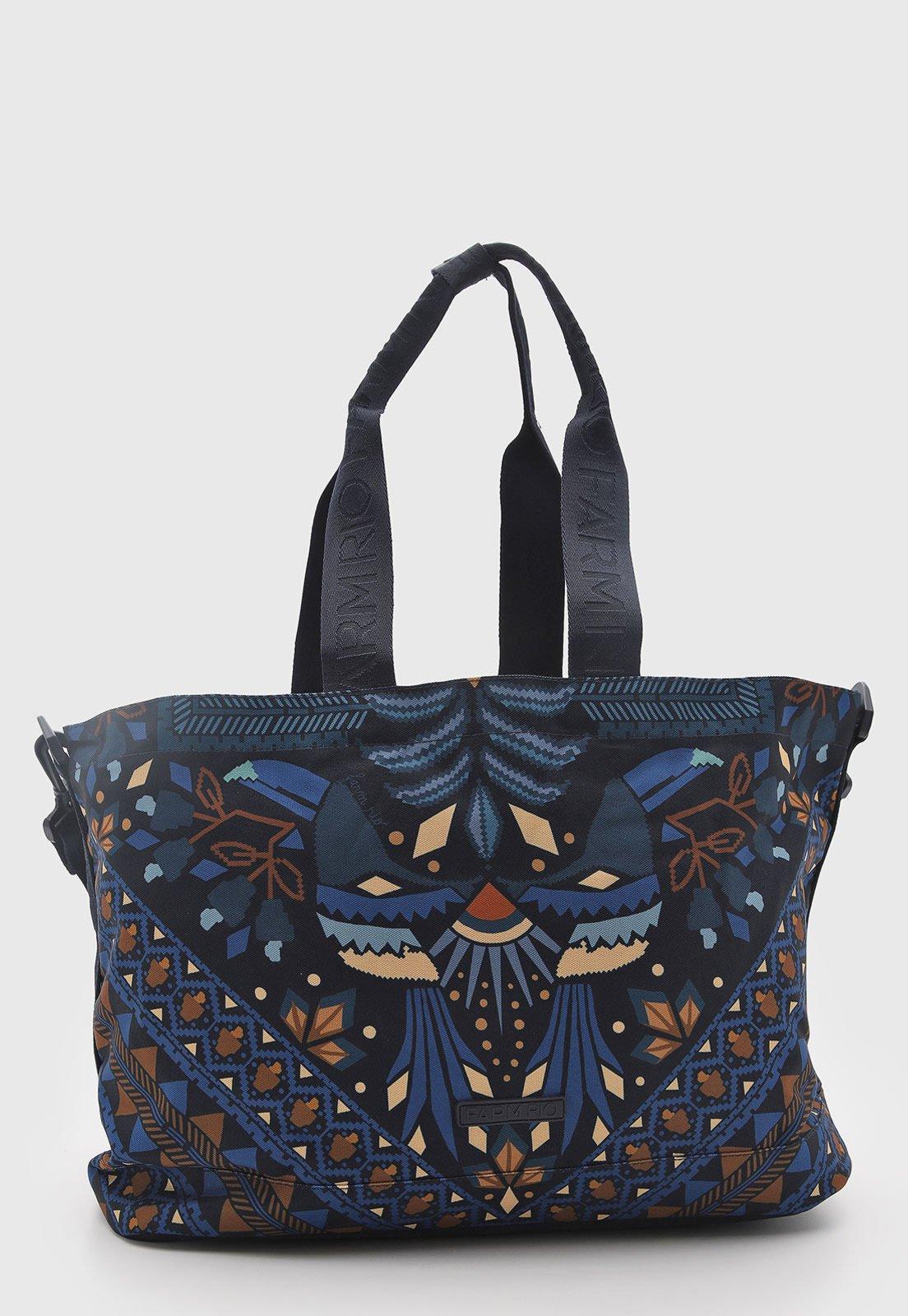 Bolsa Feminina FARM Carioca Tropical Azul