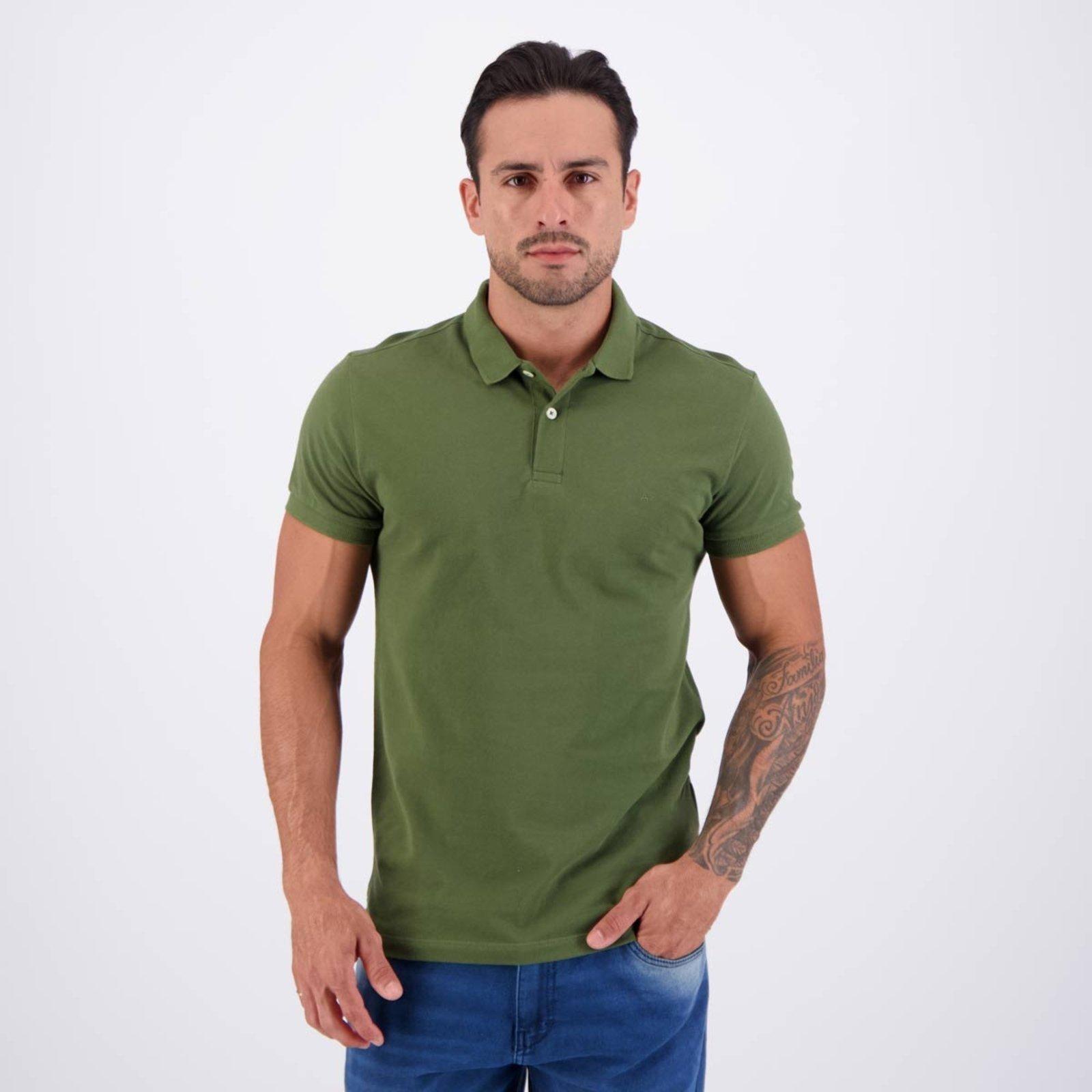 Polo Aramis Basica Piquet Logo Surton Verde