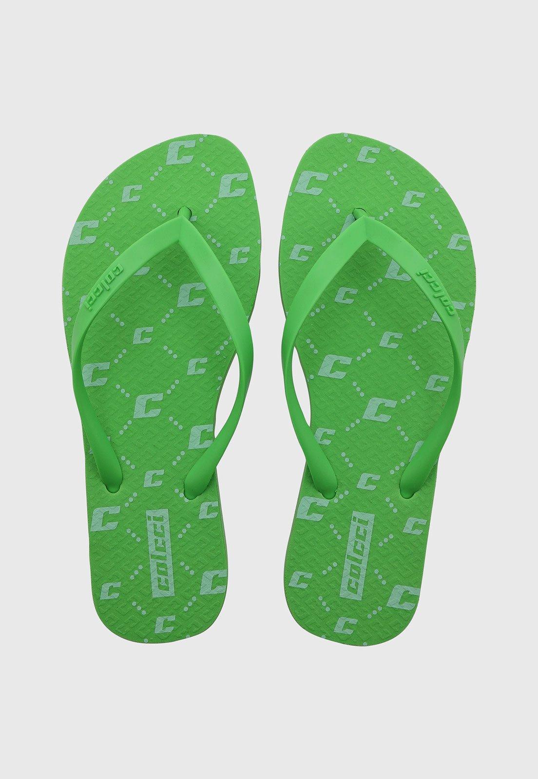 Chinelo Feminino Colcci Tiras Finas Verde