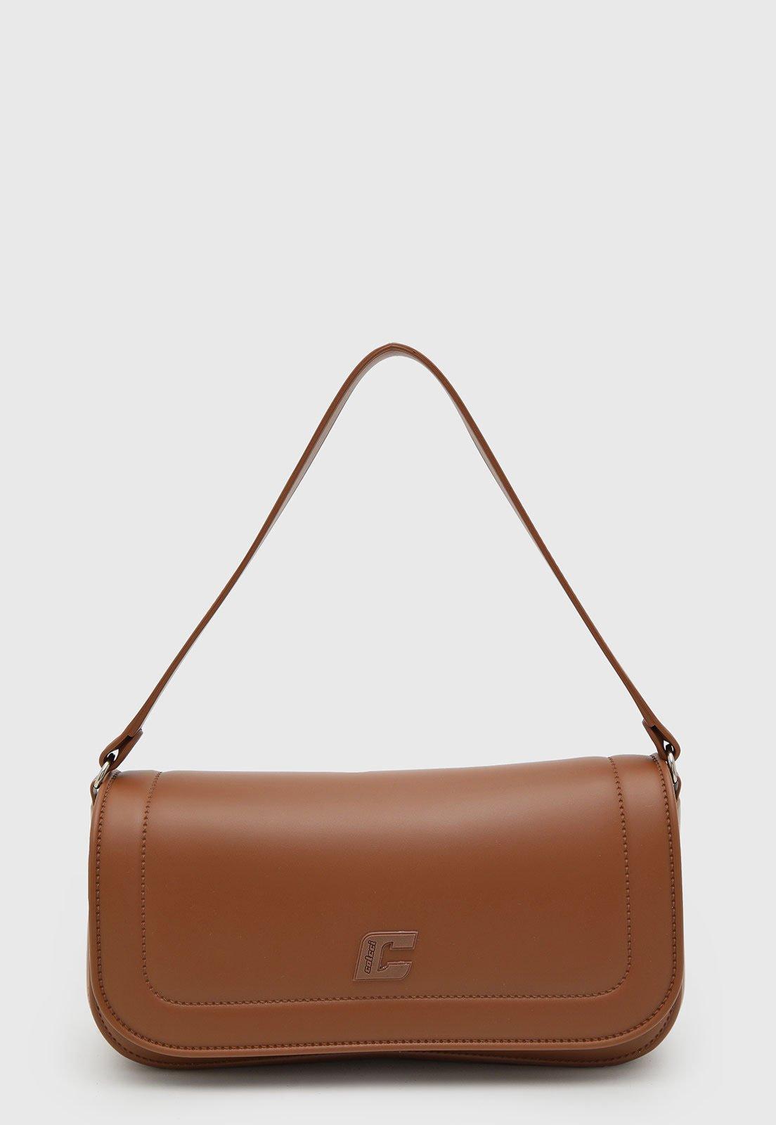 Bolsa Feminina Colcci Média Retangular Marrom