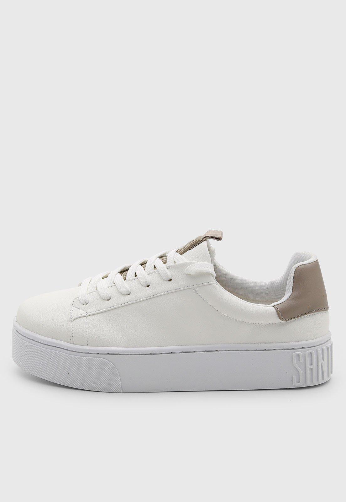 Tênis Feminino Santa Lolla Cano Baixo Branco