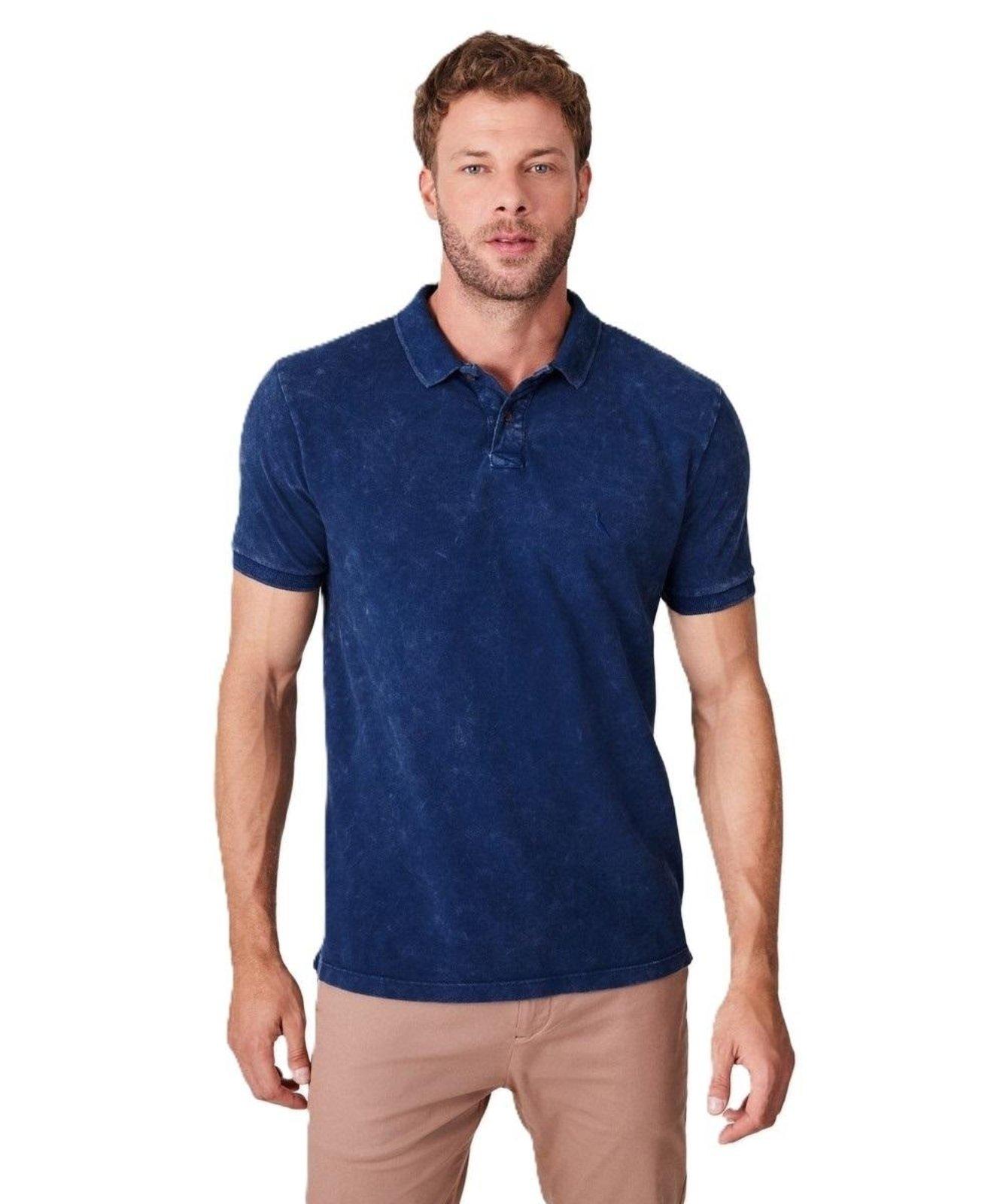 Polo Indigo Marmorizado Jeans Reserva INDIGO M