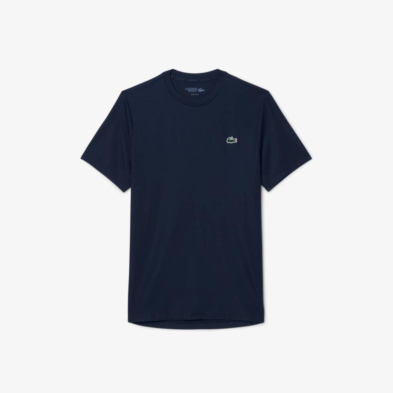 Camiseta Lacoste esportiva stretch peso leve com proteção contra UV Azul