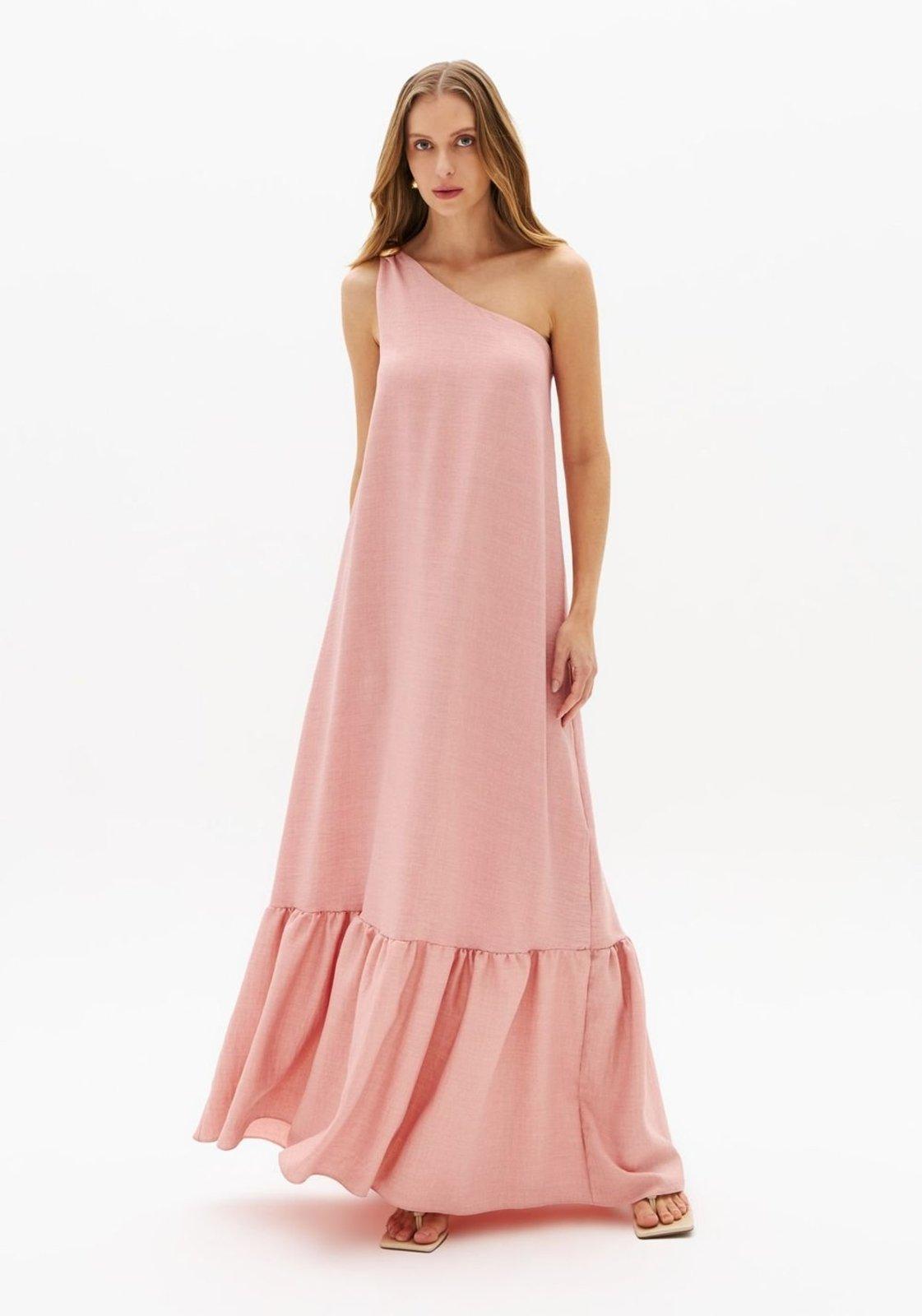 Vestido Longo Ombro Único Lança Perfume