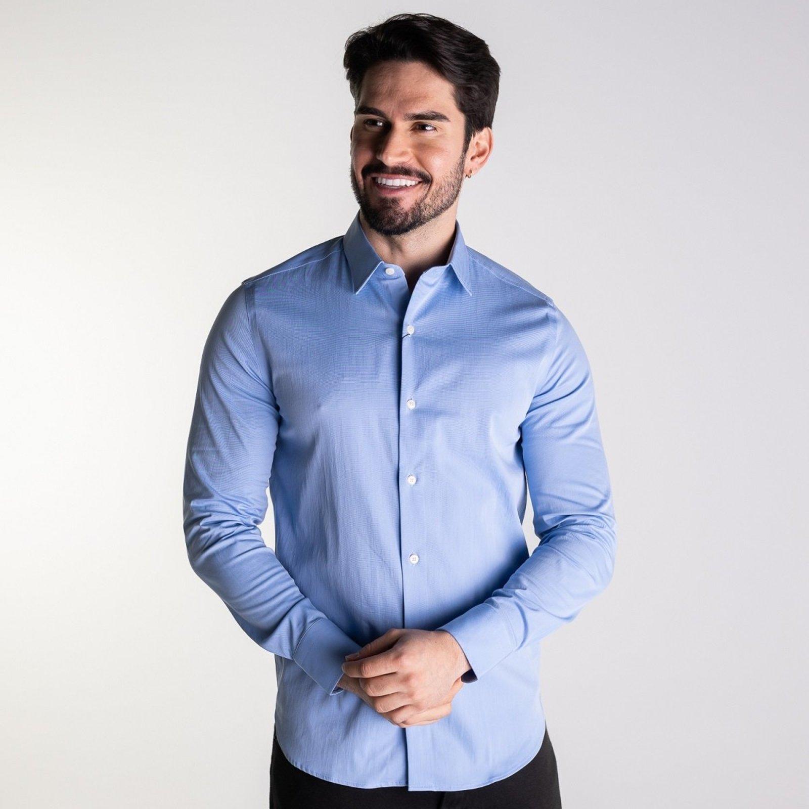 Camisa Oficina Reserva Paris Azul