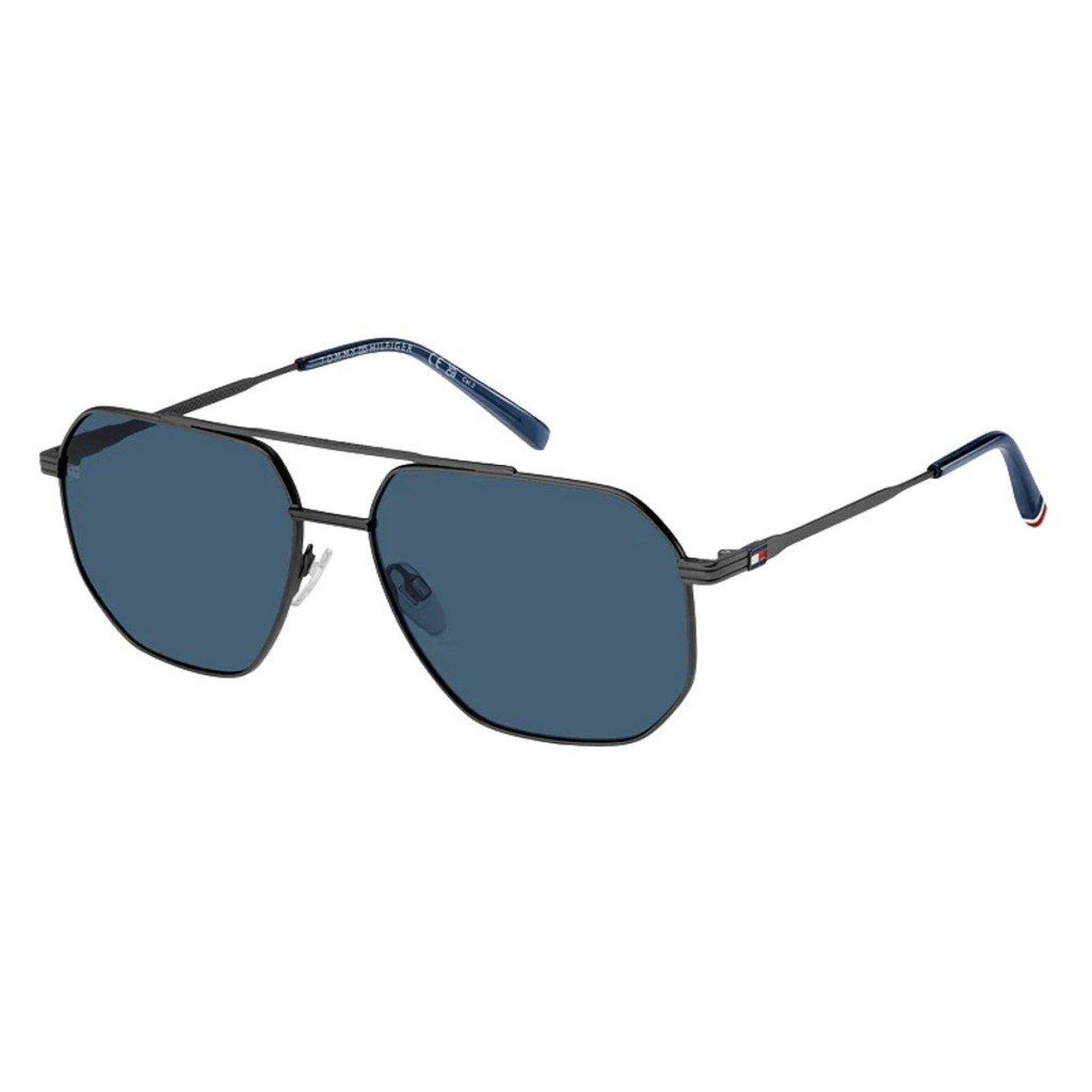 Óculos de Sol Tommy Hilfiger 2191S Preto Lente Azul