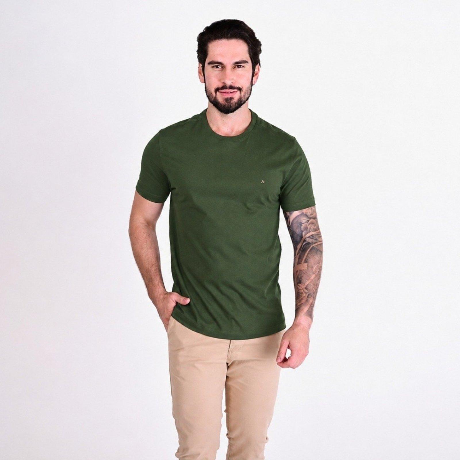 Camiseta Aramis Básica Verde Militar