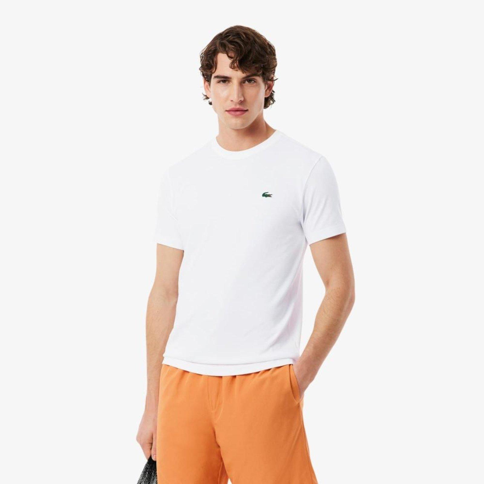 Camiseta Esportiva Ultra Dry com Estampa de Crocodilo Branco