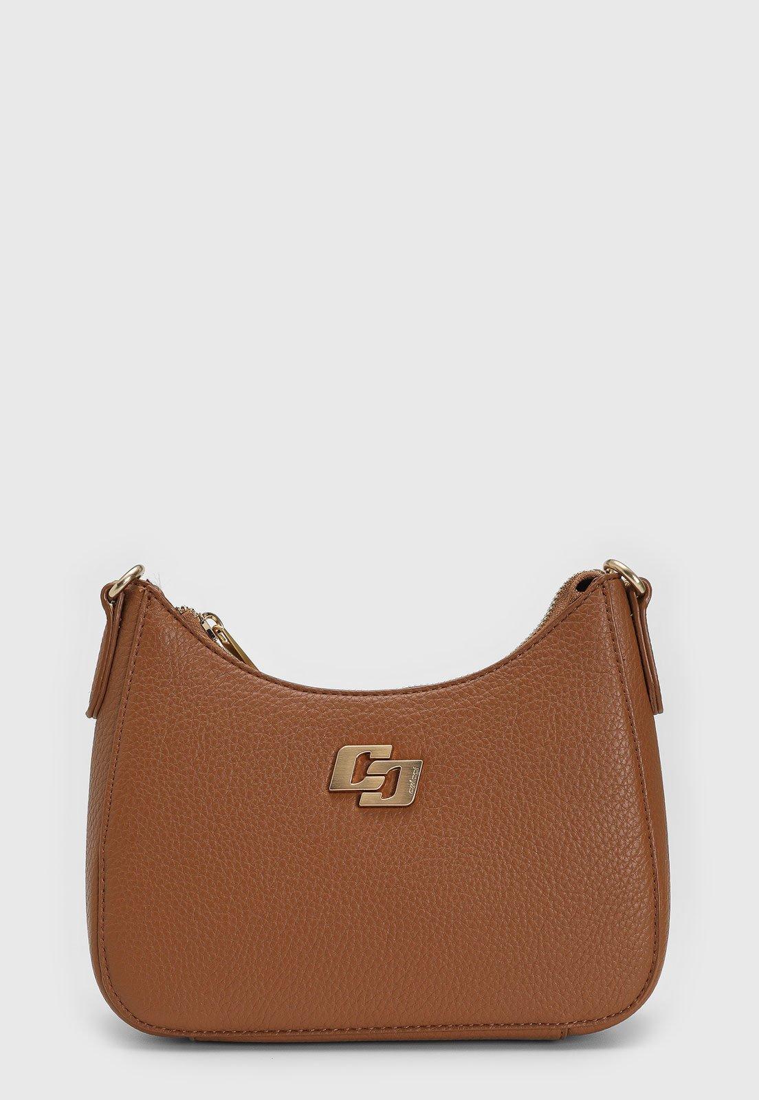 Bolsa Tiracolo Colcci Logo Caramelo