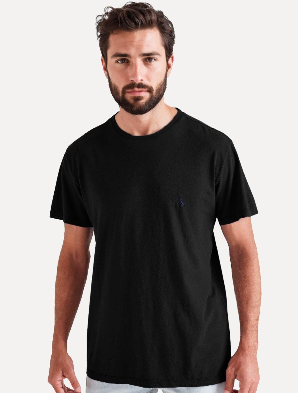 Camiseta Reserva Masculina Blue Woodpecker Preta
