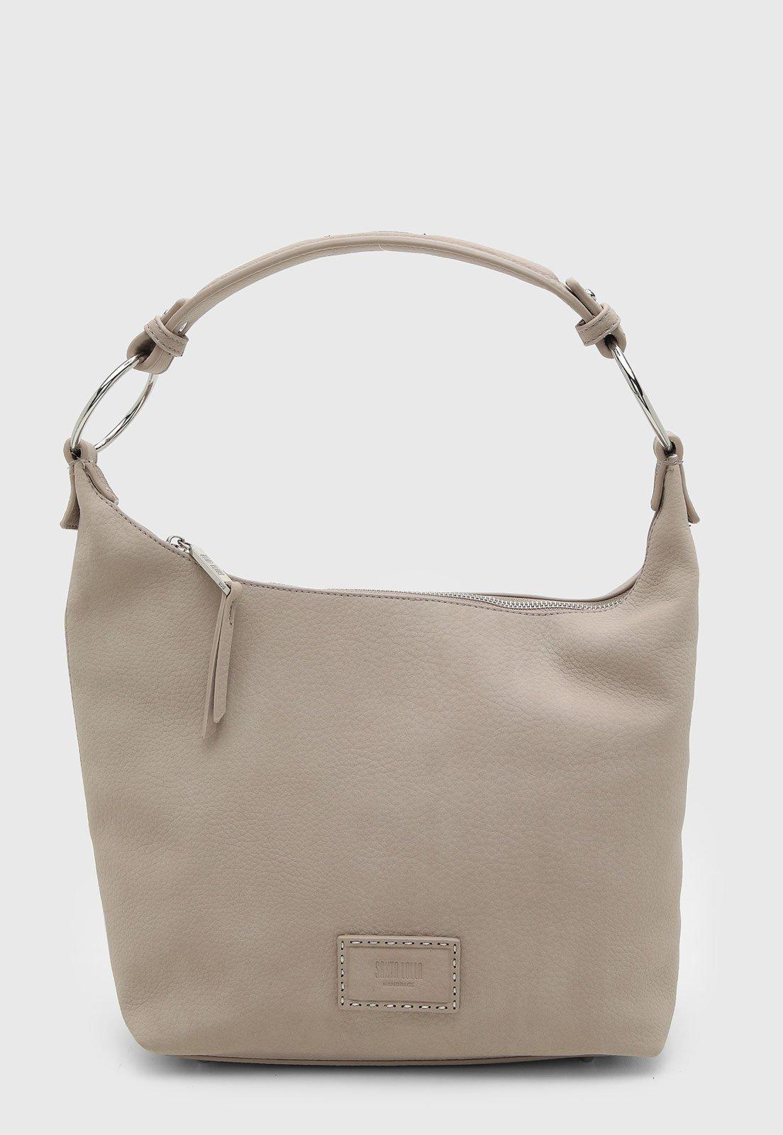 Bolsa Feminina Santa Lolla Estruturada Bege