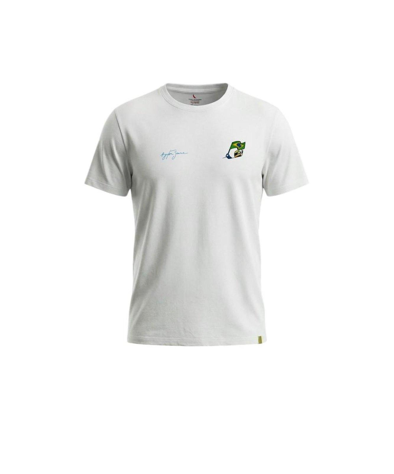 Camiseta Est Assinatura Carro Senna Reserva
