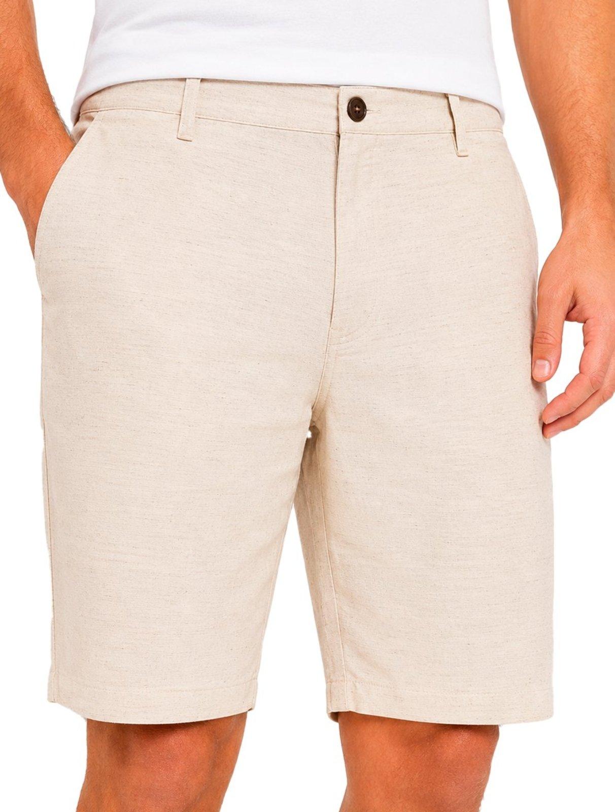 Bermuda Aramis Masculina Chino Out 3 Pockets Areia
