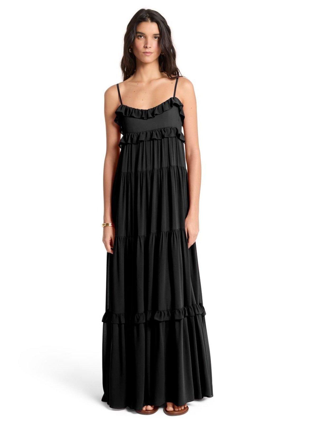 Vestido Longo Em Georgette MS683E37R3001