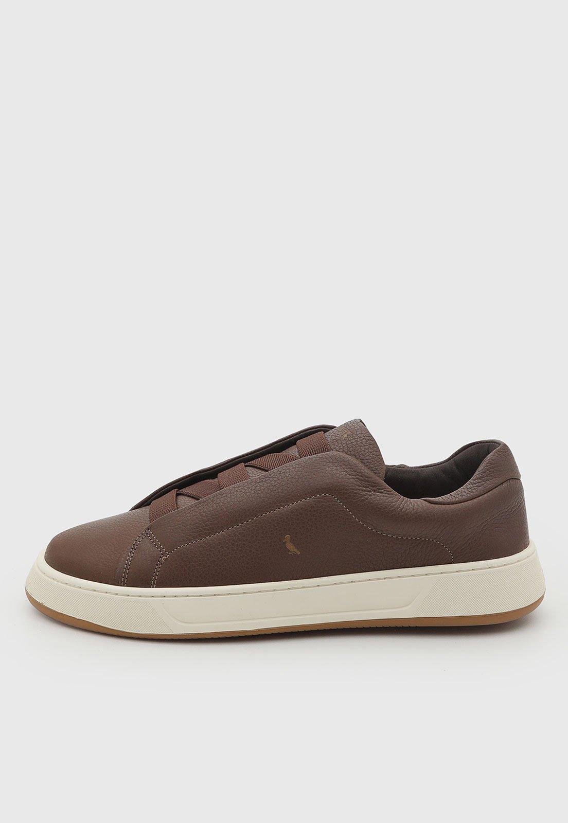Tênis Masculino Reserva Couro Marrom