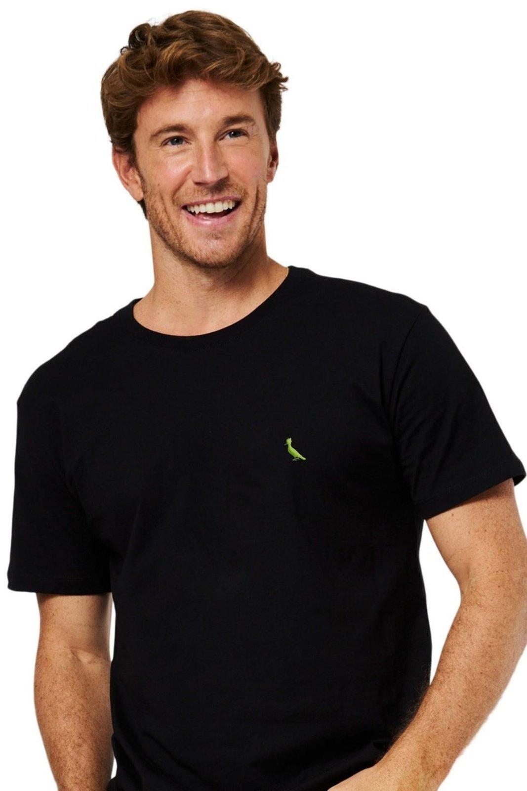 Camiseta Pica Pau Bordado Neon Reserva Preto