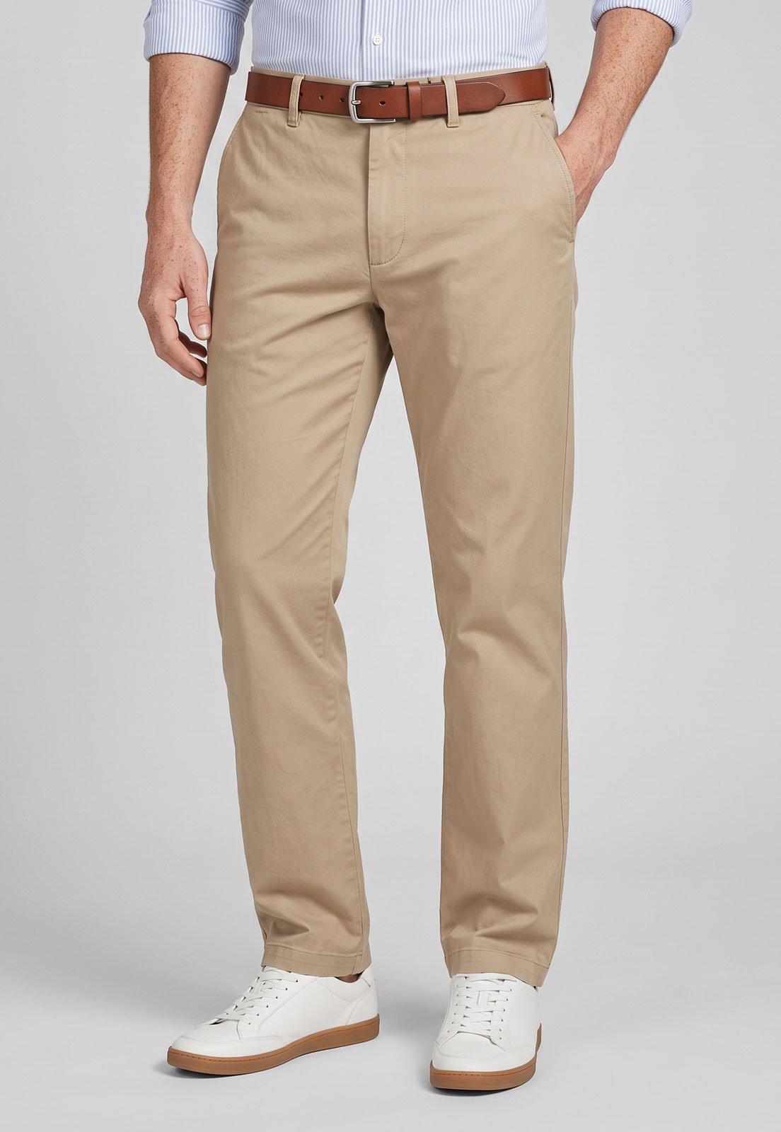 Calça Masculina Tommy Hilfiger Core Denton Essential Twill Bege