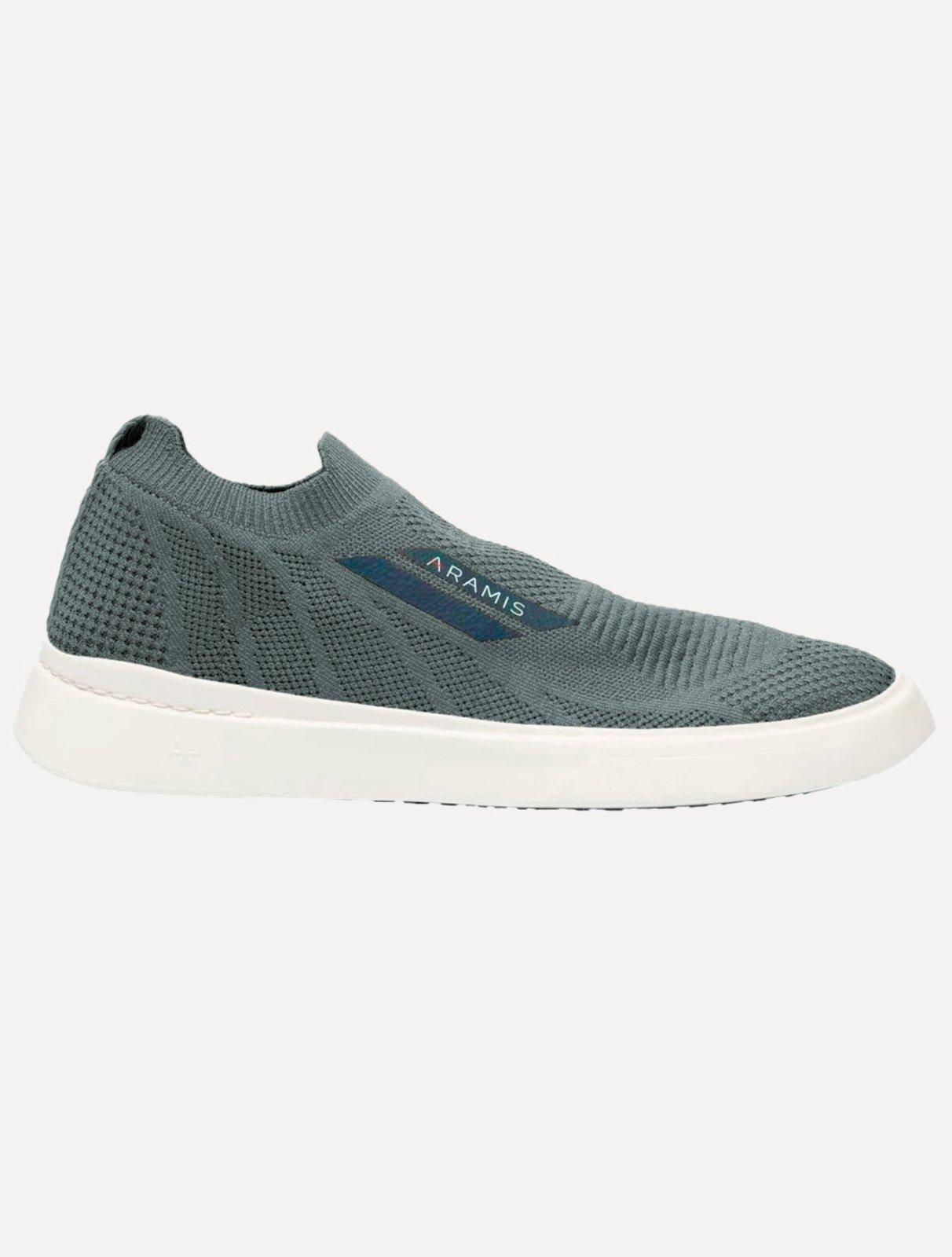 Tênis Aramis Masculino Slip On Journey K-nit Tan Grafite