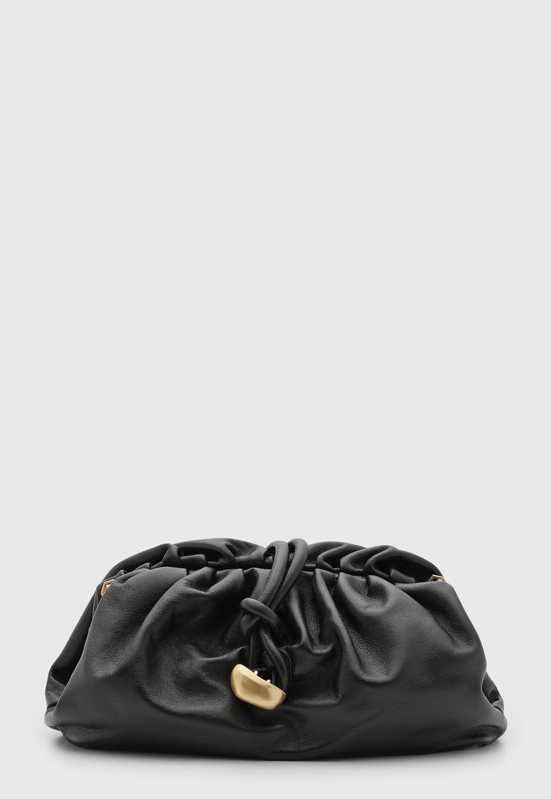 Bolsa Feminina Arezzo Estruturada Couro Preta