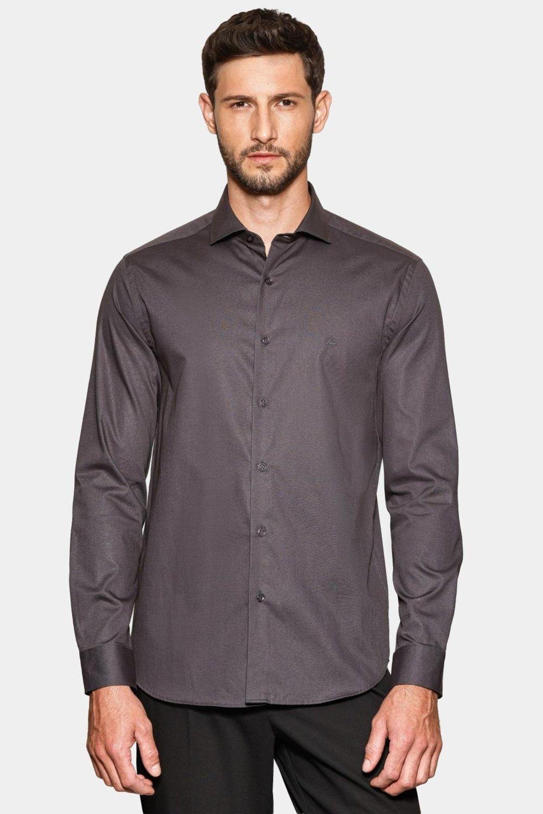 Camisa Manga Longa Slim Damero Aramis