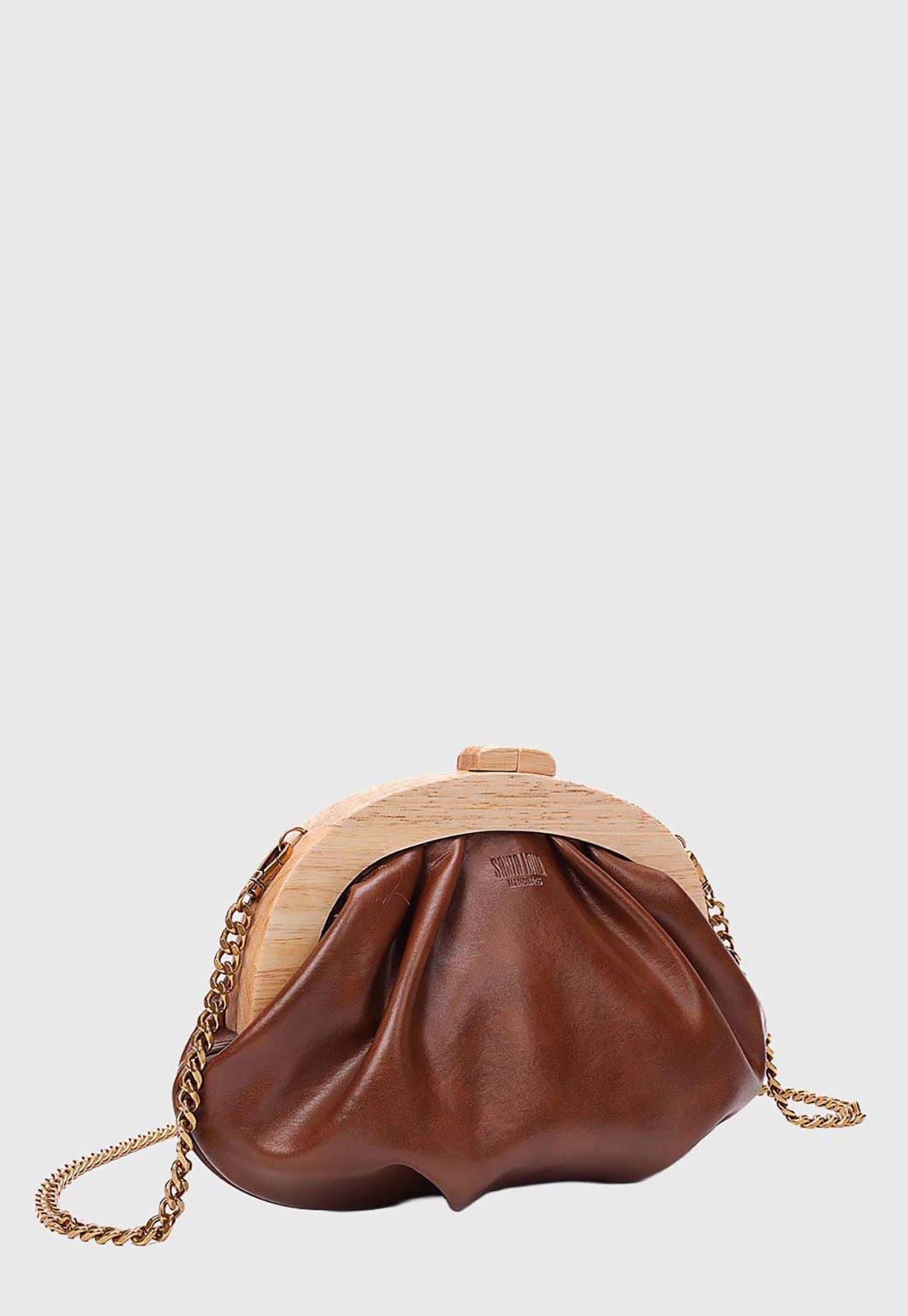Bolsa Feminina Santa Lolla Estruturada Marrom